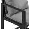 Armen Living Grand Outdoor Patio Counter Height Bar Stool in Aluminum with Gray Cushions 840254332652 - alternate 10